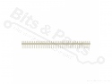 Headerpins male 40 pins metaal recht wit